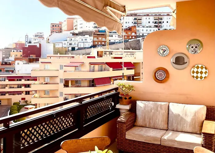 Casa Hugo - Ocean View, Quiet Pool, Fibre Net, Gigantes Apartamento *